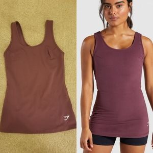 Gymshark dreamy vest berry red